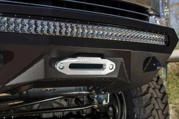 Addictive Desert Designs 17-18 Ford F-250 Super Duty Stealth Fighter Front Bumper w/ Winch Mounts image 5