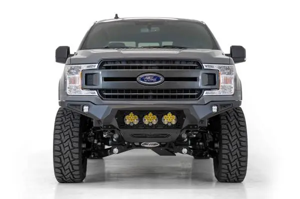 Addictive Desert Designs 18-20 Ford F-150 Bomber Front Bumper w/ 3 Baja Designs LP6 Mounts image 3