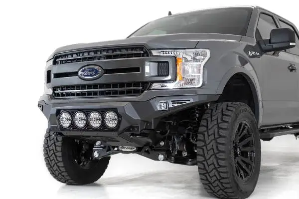 Addictive Desert Designs 18-20 Ford F-150 Bomber Front Bumper w/ 4 Rigid 360 6IN Mounts image 2