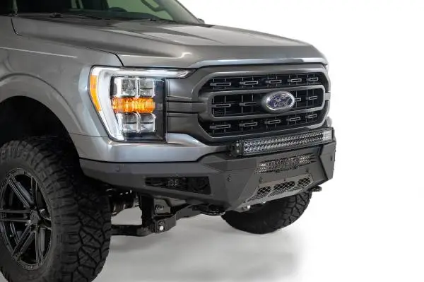 Addictive Desert Designs 2021 Ford F-150 HoneyBadger Front Bumper w/ Top Hoop image 2