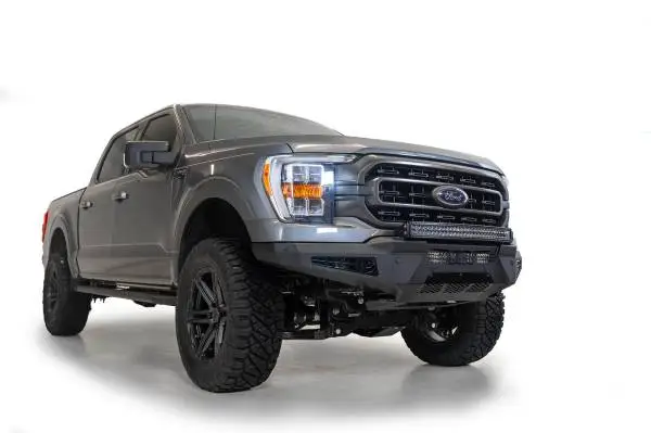 Addictive Desert Designs 2021 Ford F-150 HoneyBadger Front Bumper w/ Top Hoop image 3