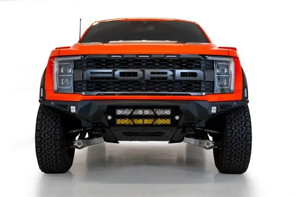 Addictive Desert Designs 2021+ Ford Raptor Bomber Front Bumper w/ Dual 20IN LED Mounts image 2