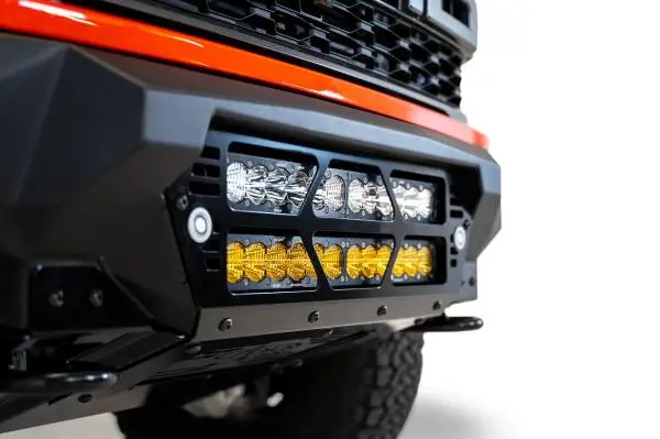 Addictive Desert Designs 2021+ Ford Raptor Bomber Front Bumper w/ Dual 20IN LED Mounts image 5