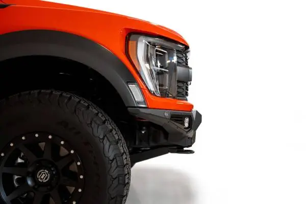 Addictive Desert Designs 2021+ Ford Raptor Bomber Front Bumper w/ 3 Baja Designs LP6 Light Mounts image 3