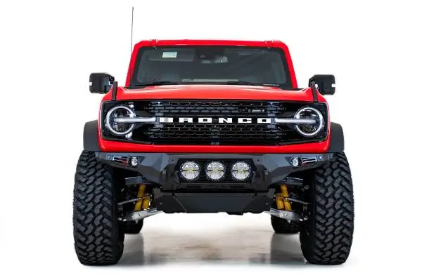 Addictive Desert Designs 21-22 Ford Bronco Bomber Front Bumper (w/ 3 Rigid 360 Mounts) image 2