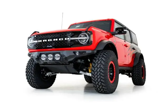 Addictive Desert Designs 21-22 Ford Bronco Bomber Front Bumper (w/ 3 Rigid 360 Mounts) image 3