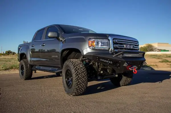 Addictive Desert Designs 15-18 Chevy Colorado HoneyBadger Front Bumper w/ Winch Mount image 2