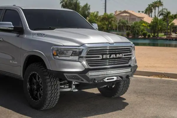 Addictive Desert Designs 19 Ram 1500 Stealth Fighter Front Bumper w/ Winch Mount & Sensor Cut Outs image 2