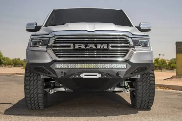 Addictive Desert Designs 19 Ram 1500 Stealth Fighter Front Bumper w/ Winch Mount & Sensor Cut Outs image 3