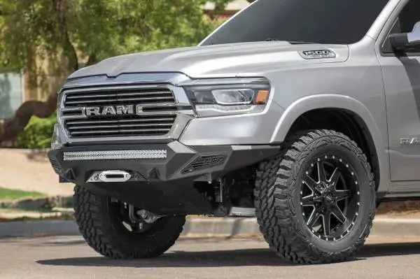 Addictive Desert Designs 19 Ram 1500 Stealth Fighter Front Bumper w/ Winch Mount & Sensor Cut Outs image 5
