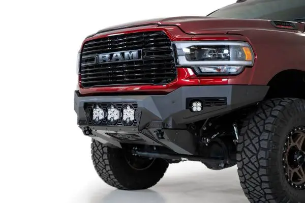 Addictive Desert Designs 19-21 Ram 2500/3500 Bomber HD Front Bumper (Baja Designs LP6 Mounts) image 2
