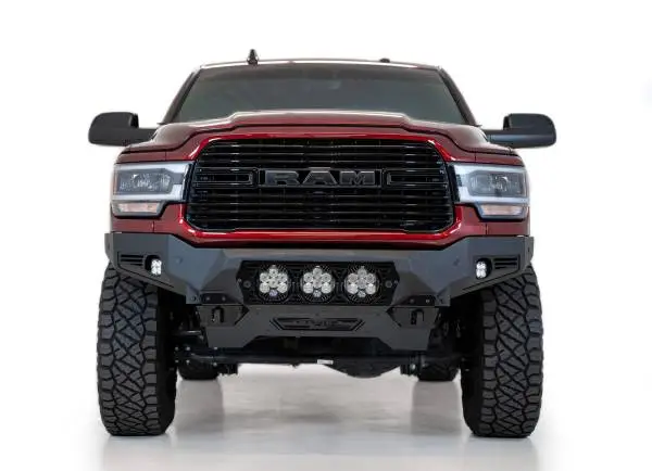 Addictive Desert Designs 19-21 Ram 2500/3500 Bomber HD Front Bumper (Baja Designs LP6 Mounts) image 4