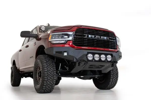Addictive Desert Designs 19-21 Ram 2500/3500 Bomber Front Bumper (Rigid) image 2