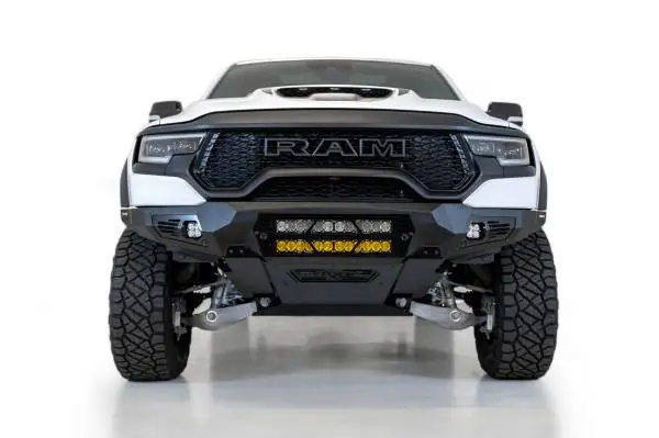 Addictive Desert Designs 2021 Dodge RAM 1500 TRX Bomber Front Bumper (20in Lights) image 2