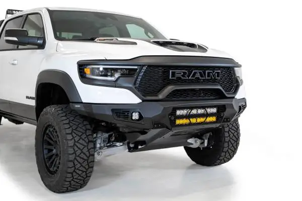 Addictive Desert Designs 2021 Dodge RAM 1500 TRX Bomber Front Bumper (20in Lights) image 5