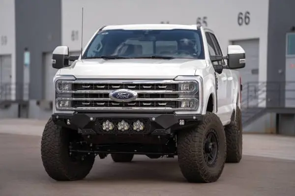 Addictive Desert Designs 2023+ Ford F-250/F-350 Bomber Front Bumper (w/ 3 Baja Designs LP6 Mounts) image 3