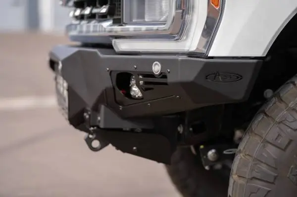 Addictive Desert Designs 2023+ Ford F-250/F-350 Bomber Front Bumper (w/ 3 Baja Designs LP6 Mounts) image 5