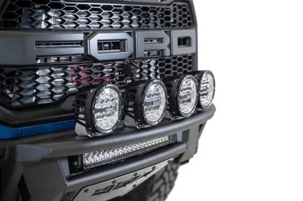 Addictive Desert Designs 17-20 Ford Raptor Pro Bolt-On Front Bumper - Hammer Black image 3