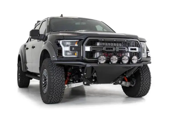 Addictive Desert Designs 17-20 Ford Raptor Pro Add-On Light Hoop - Hammer Black image 2