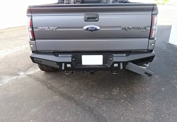 Addictive Desert Designs 10-14 Ford F-150 Raptor HoneyBadger Rear Bumper w/ Tow Hooks image 2