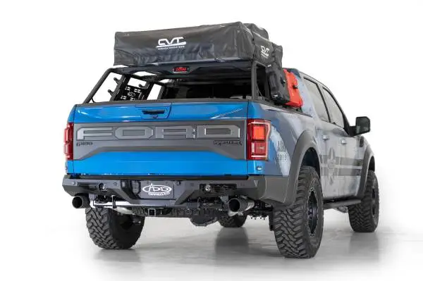 Addictive Desert Designs 17-20 Ford Raptor F-150 Bomber Rear Bumper w/ Backup Sensor Cutouts image 5