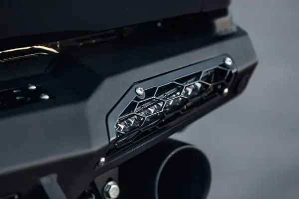 Addictive Desert Designs 17-18 Ford F-150 Raptor HoneyBadger Rear Bumper w/ 10in SR LED Mounts image 4