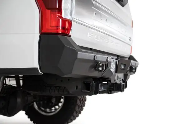 Addictive Desert Designs 17-20 Ford Super Duty Bomber HD Rear Bumper w/ Mounts For Cube Lights image 4