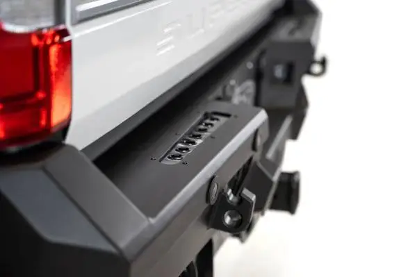 Addictive Desert Designs 17-20 Ford Super Duty Bomber HD Rear Bumper w/ Mounts For Cube Lights image 5