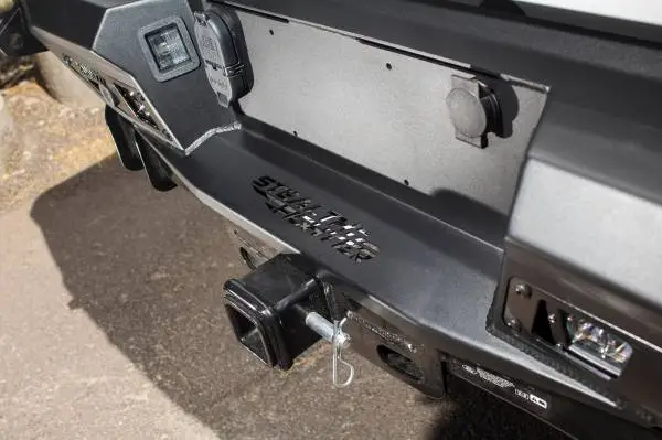 Addictive Desert Designs 17-18 Ford F-250 Raptor Stealth Fighter Rear Bumper w/ Backup Sensor Cutout image 3