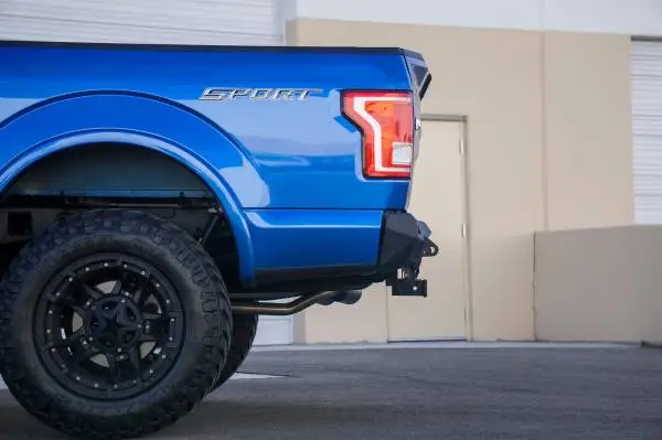 Addictive Desert Designs 15-18 Ford F-150 Stealth Fighter Rear Bumper w/ Backup Sensor Cutout image 5