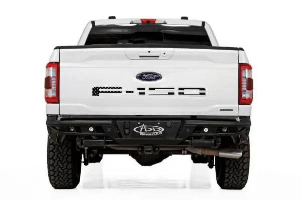 Addictive Desert Designs 21-23 Ford F-150 PRO Bolt-On Rear Bumper w/ Back-up Sensor Cutouts image 2