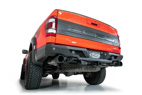 Addictive Desert Designs 2022+ Ford Raptor Stealth Fighter R Bumper w/ 2 Cube Lights - Hammer Black image 3