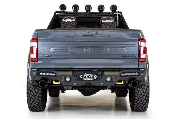Addictive Desert Designs 21-22 Ford Raptor HoneyBadger Rear Bumper image 2
