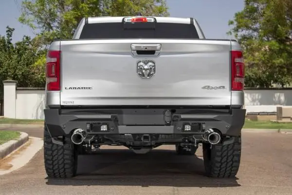 Addictive Desert Designs 2019 Ram 1500 Hammer Stealth Fighter Rear Bumper w/ 6 Sensor Cutouts thumbnail 4