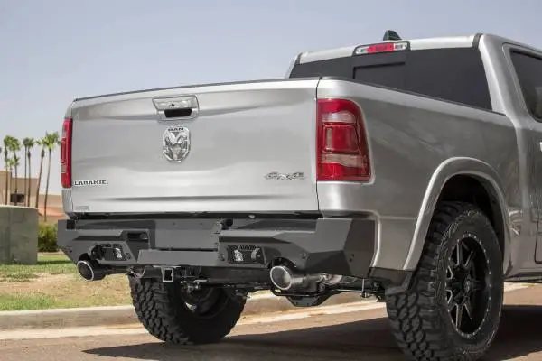 Addictive Desert Designs 2019 Ram 1500 Hammer Stealth Fighter Rear Bumper w/ 6 Sensor Cutouts thumbnail 5
