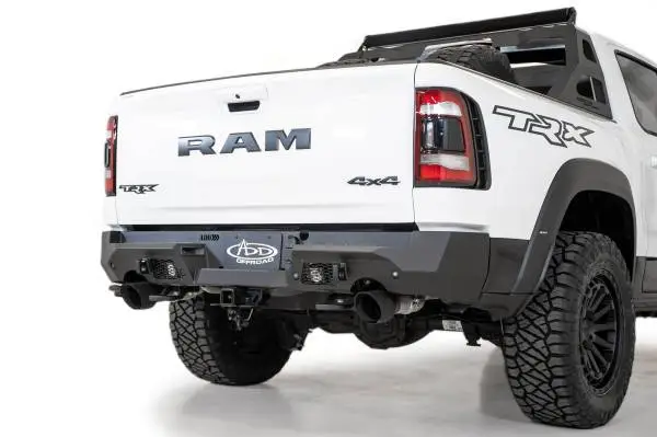 Addictive Desert Designs 2021 Dodge RAM 1500 TRX Stealth Fighter Rear Bumper - Hammer Black thumbnail 3