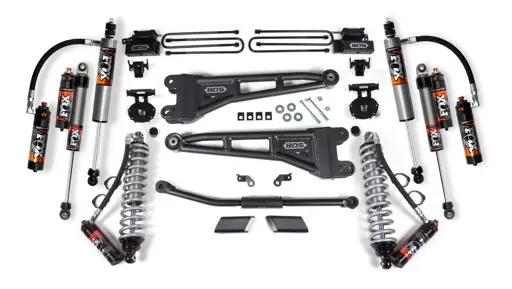 2.5 Inch Lift Kit w/ Radius Arm | FOX 2.5 Performance Elite Coilover Conversion | Ford F450 Super Duty (2023-2026) 4WD | BDS Suspension