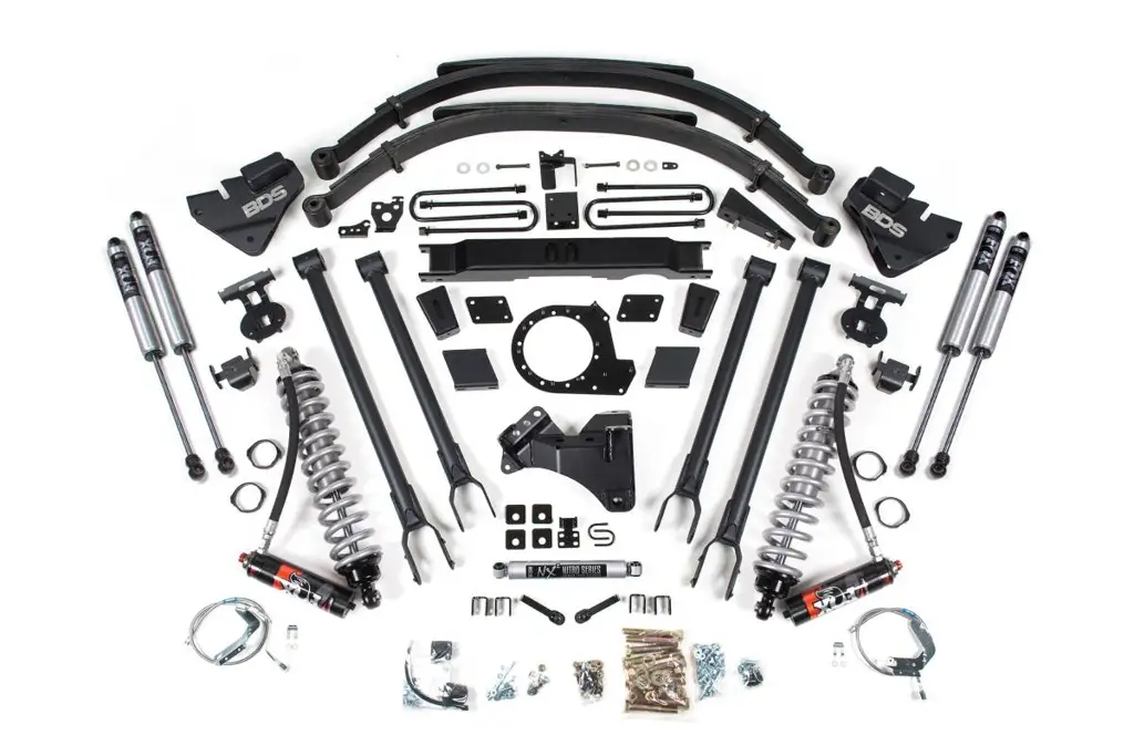 9 Inch 4-Link Lift Kit | FOX 2.5 Performance Elite Coil-Over Conversion | 2020-2022 Ford F250/F350 Super Duty 4WD Diesel | BDS Suspension