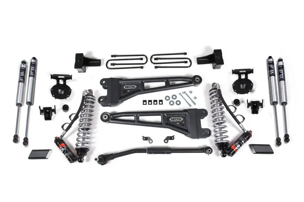 2.5 Inch Radius Arm Lift Kit | FOX 2.5 Performance Elite Coil-Over Conversion | Ford F250/F350 Super Duty (2017-2019) 4WD Diesel | BDS Suspension