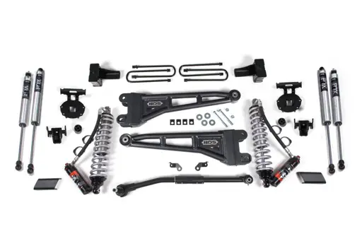2.5 Inch Radius Arm Lift Kit | FOX 2.5 Performance Elite Coil-Over Conversion | Ford F250/F350 Super Duty (2017-2019) 4WD Diesel | BDS Suspension