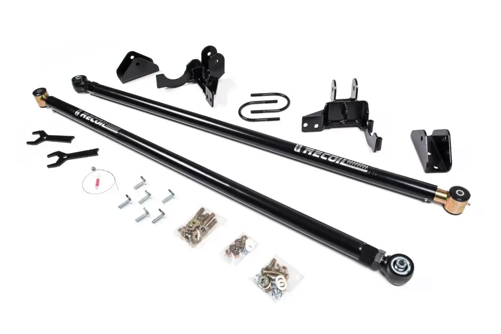 Recoil Traction Bar Kit | 2011-2019 Chevy Silverado & GMC Sierra 2500HD/3500HD SRW/DRW | 0-6 Inch Lift | BDS Suspension