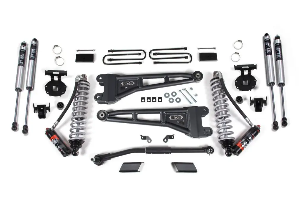 3 Inch Lift Kit w/ Radius Arm | FOX 2.5 Performance Elite Coil-Over Conversion | Ford F250/F350 Super Duty (2020-2022) 4WD Diesel | BDS Suspension