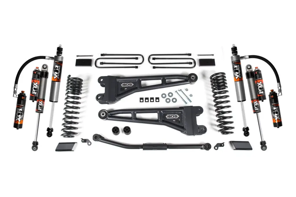 2.5 Inch Lift Kit w/ Radius Arm | Ford F450 Super Duty (2023-2026) | FOX 2.5 Performance Elite Shocks | BDS Suspension