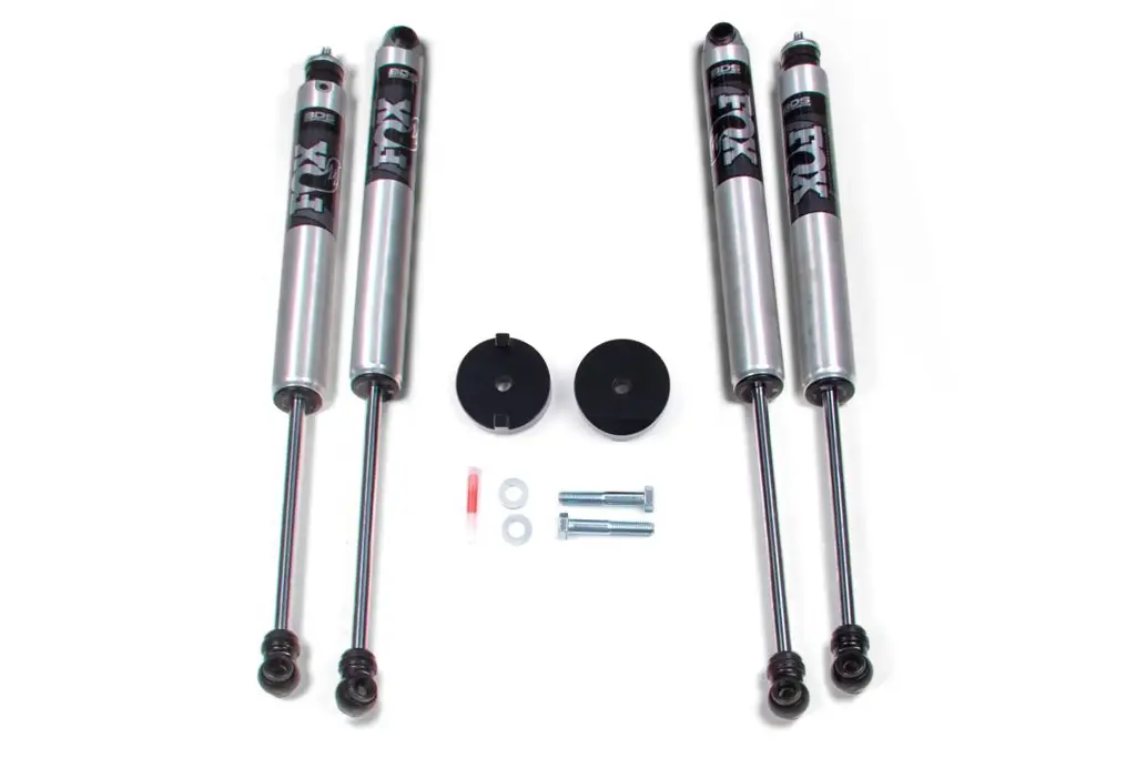 1 Inch Leveling Kit | Coil Spacer | Ford F250/F350 Super Duty (2017-2019) 4WD | w/ FOX 2.0 Performance Series Shocks | BDS Suspension image 2