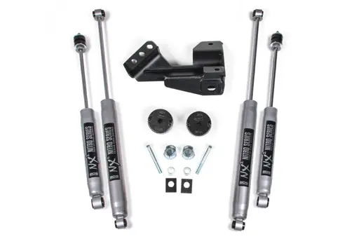 2 Inch Leveling Kit | Coil Spacer | Ford F250/F350 Super Duty (2017-2019) 4WD | w/ FOX 2.0 Performance Series Shocks | BDS Suspension
