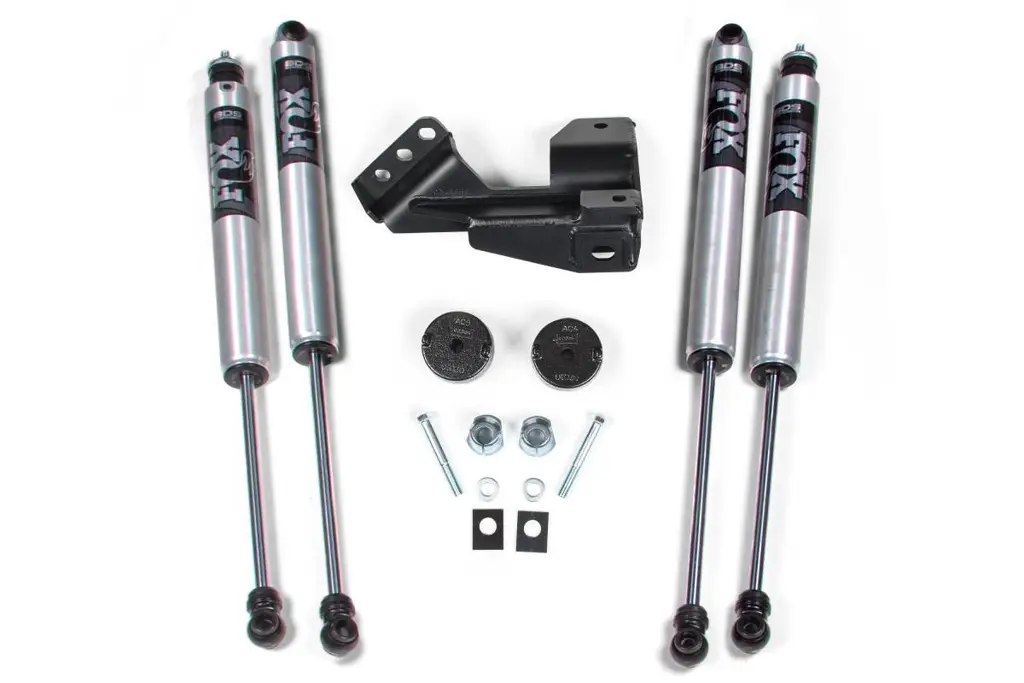 2 Inch Leveling Kit | Coil Spacer | Ford F250/F350 Super Duty (2017-2019) 4WD | w/ FOX 2.0 Performance Series Shocks | BDS Suspension image 2