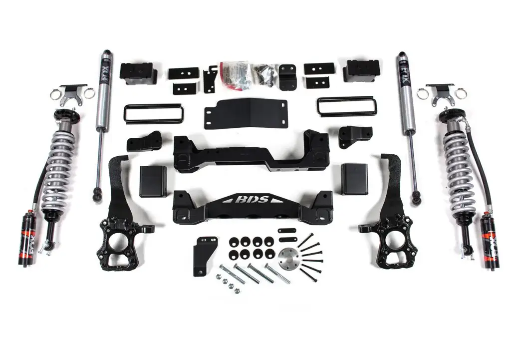 6 Inch Lift Kit | FOX 2.5 Performance Elite Coil-Over | Ford F150 (2015-2020) 4WD | w/ FOX 2.0 Performance Series Rear Shocks | BDS Suspension