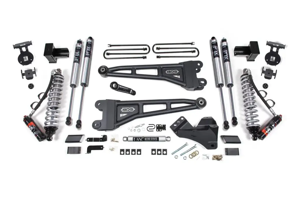 5 Inch Lift Kit w/ Radius Arm & Coil-Over Conversion | Ford F250/F350 Super Duty (2020-2022) 4WD Diesel | FOX 2.5 Performance Elite | BDS Suspension