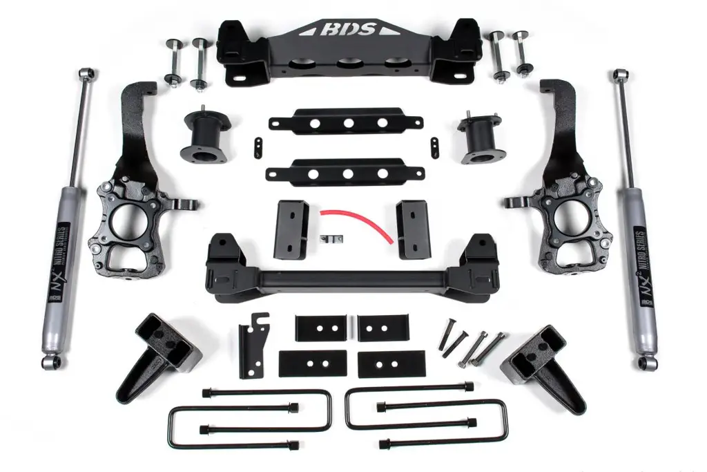 6 Inch Lift Kit | Ford F150 2WD (2015-2020) | 5 Inch Block Kit | NX2 Nitro Series Shocks | BDS Suspension