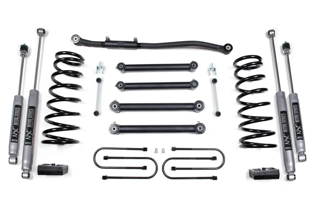 3 Inch Lift Kit | Dodge Ram 2500 (2003-2013) & 3500 (2003-2012) 4WD Gas | 4 Inch Axle | NX2 Nitro Series | BDS Suspension